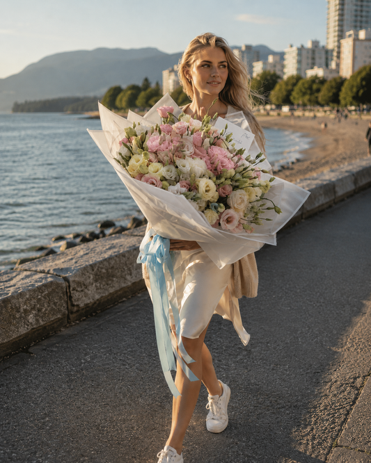 Blue Breeze Hand-Tied Bouquets