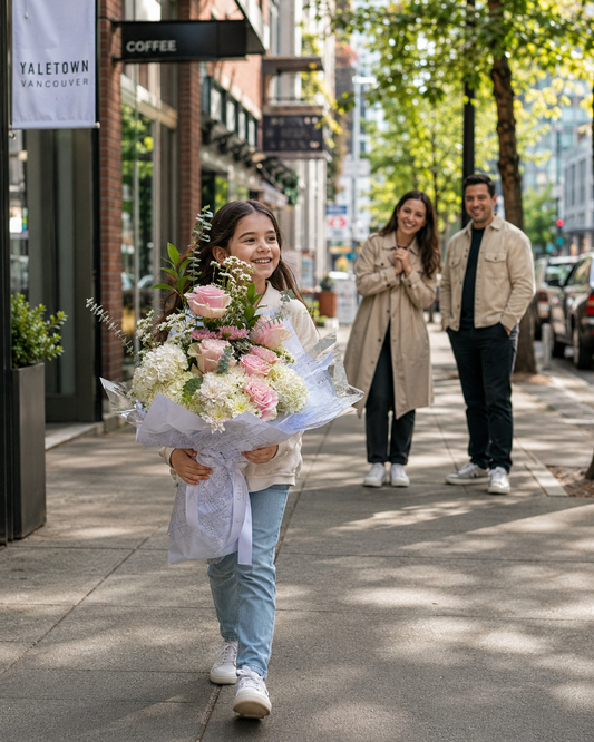 Blush Garden Hand-Tied Bouquets