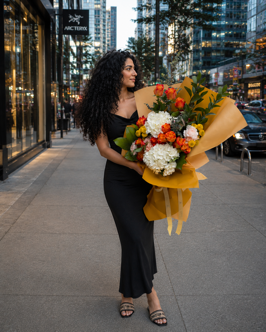 Citrus Hand-Tied Bouquets