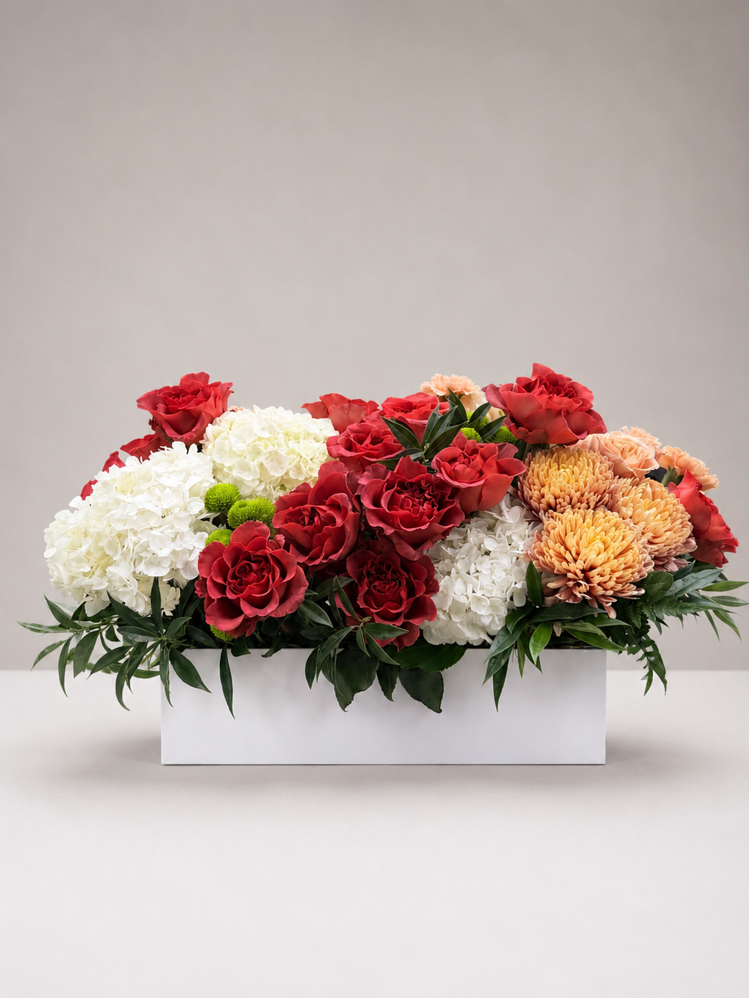 Coral Ivory Box Arrangements