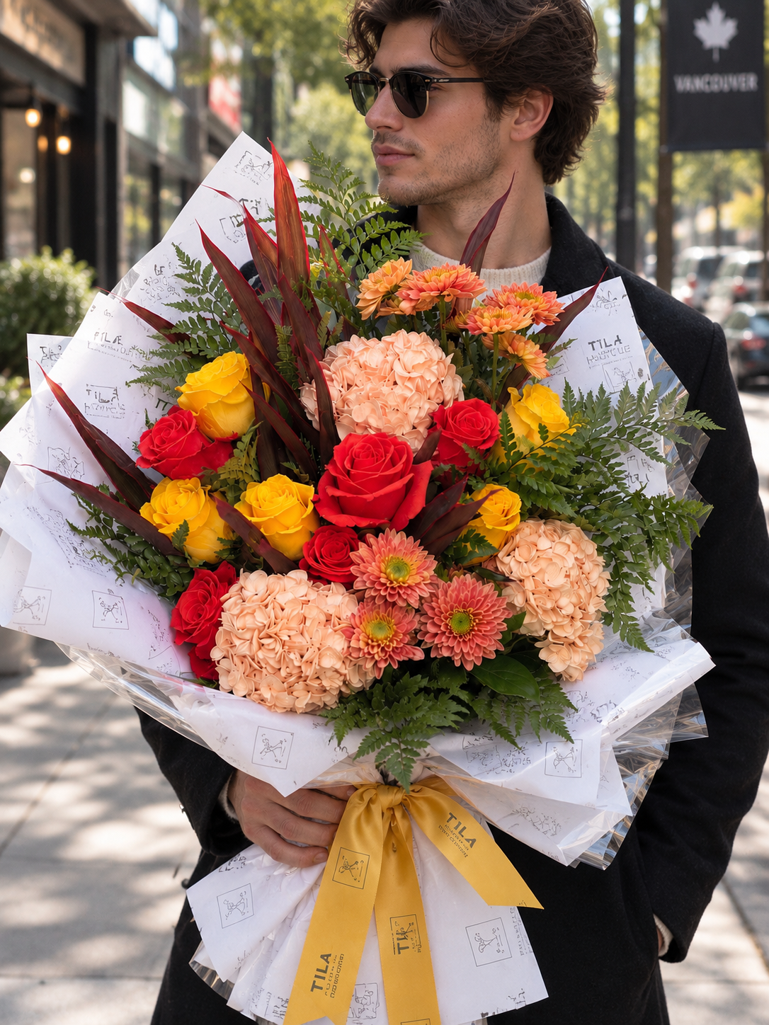 Colourful Hand-Tied Bouquets