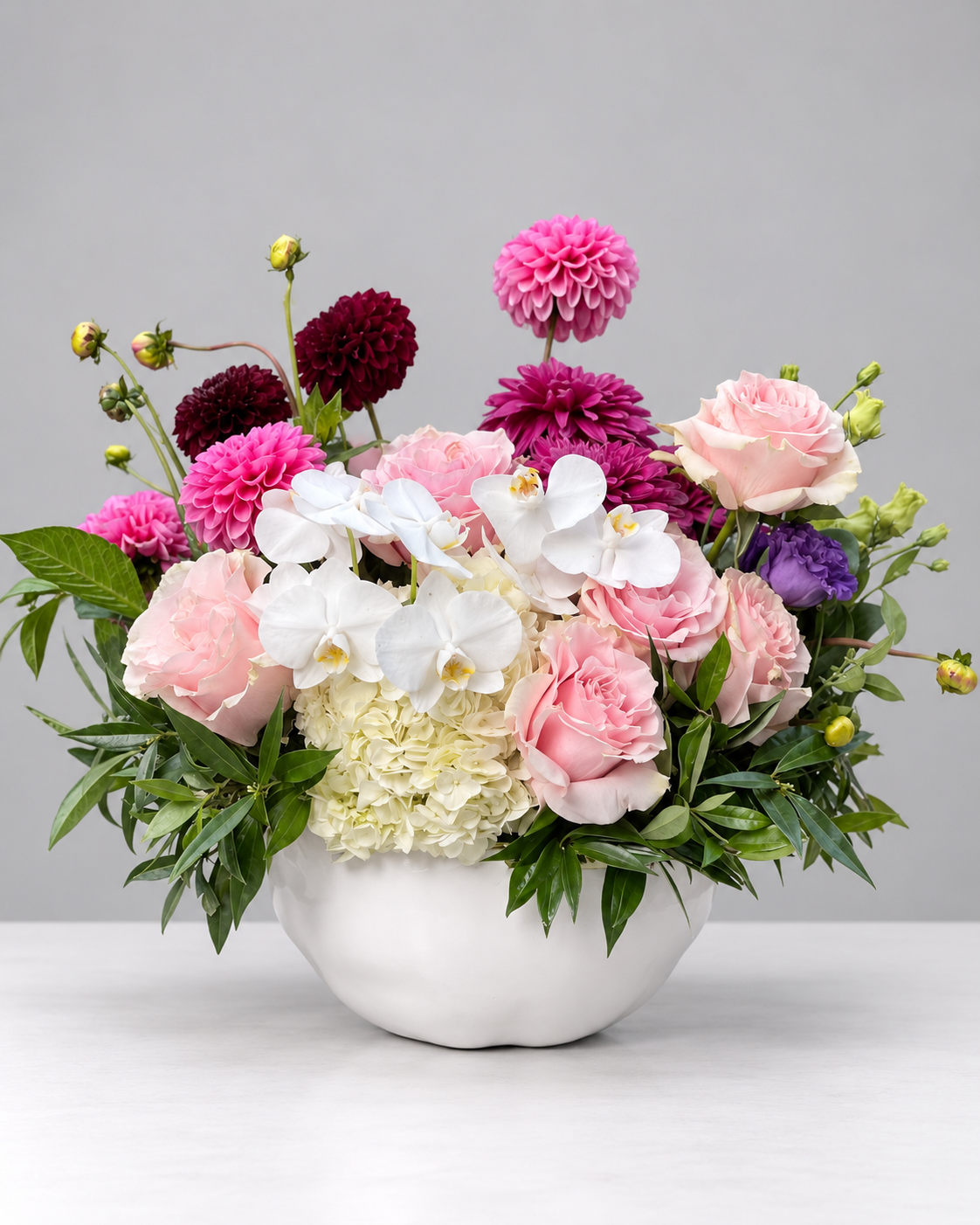 Colourful Vase Arrangements