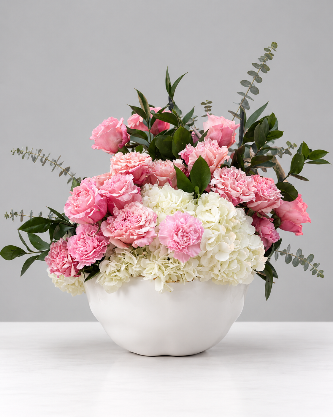 Pastel Vase Arrangements