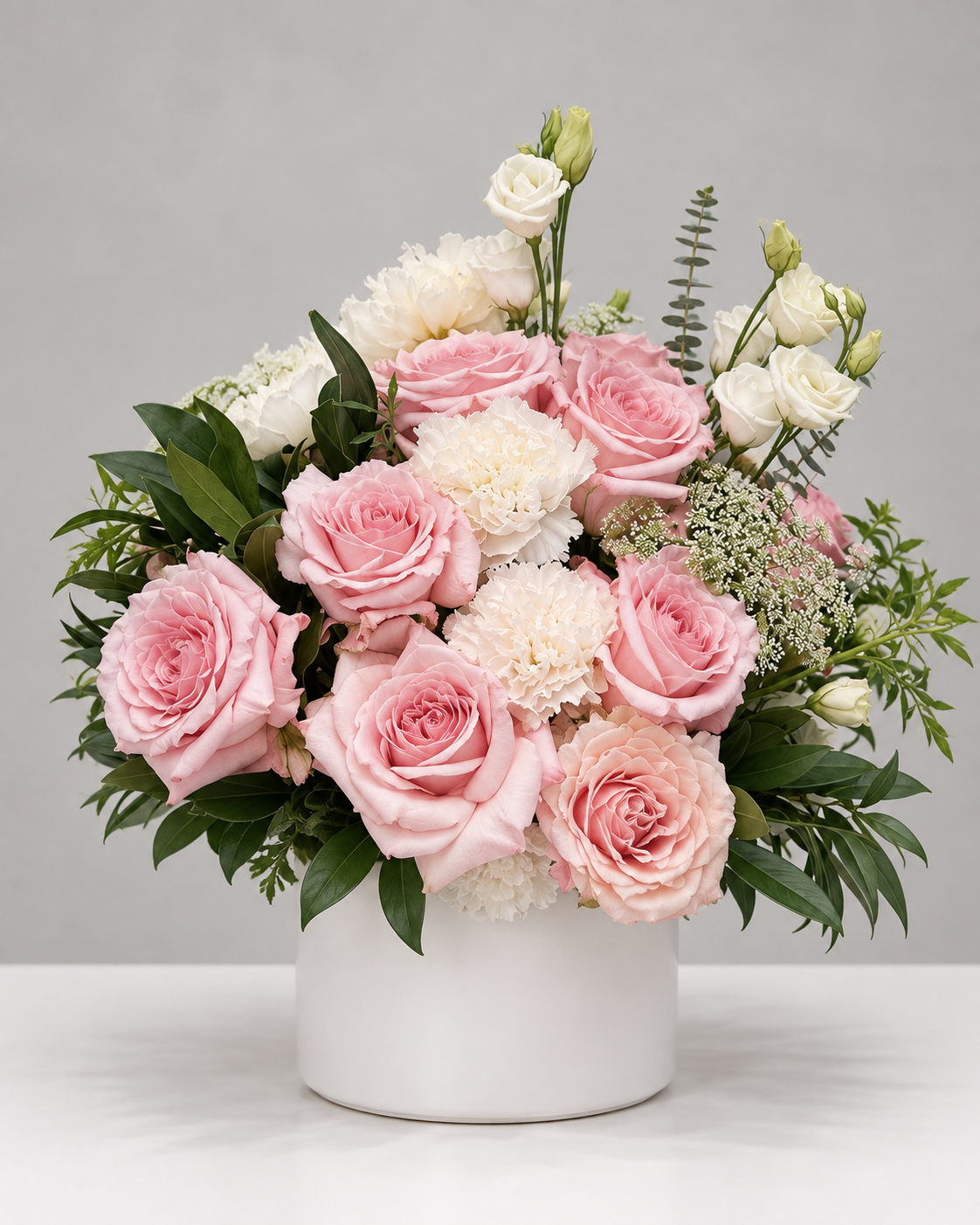 Pastel Vase Arrangements