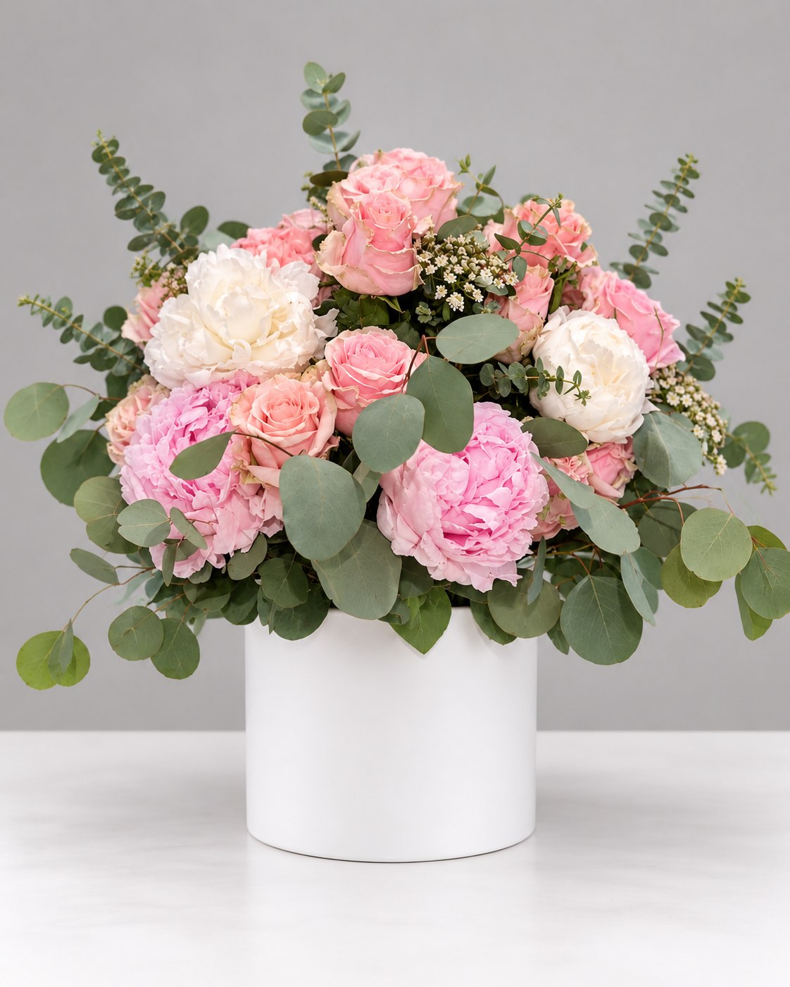 Pastel Vase Arrangements