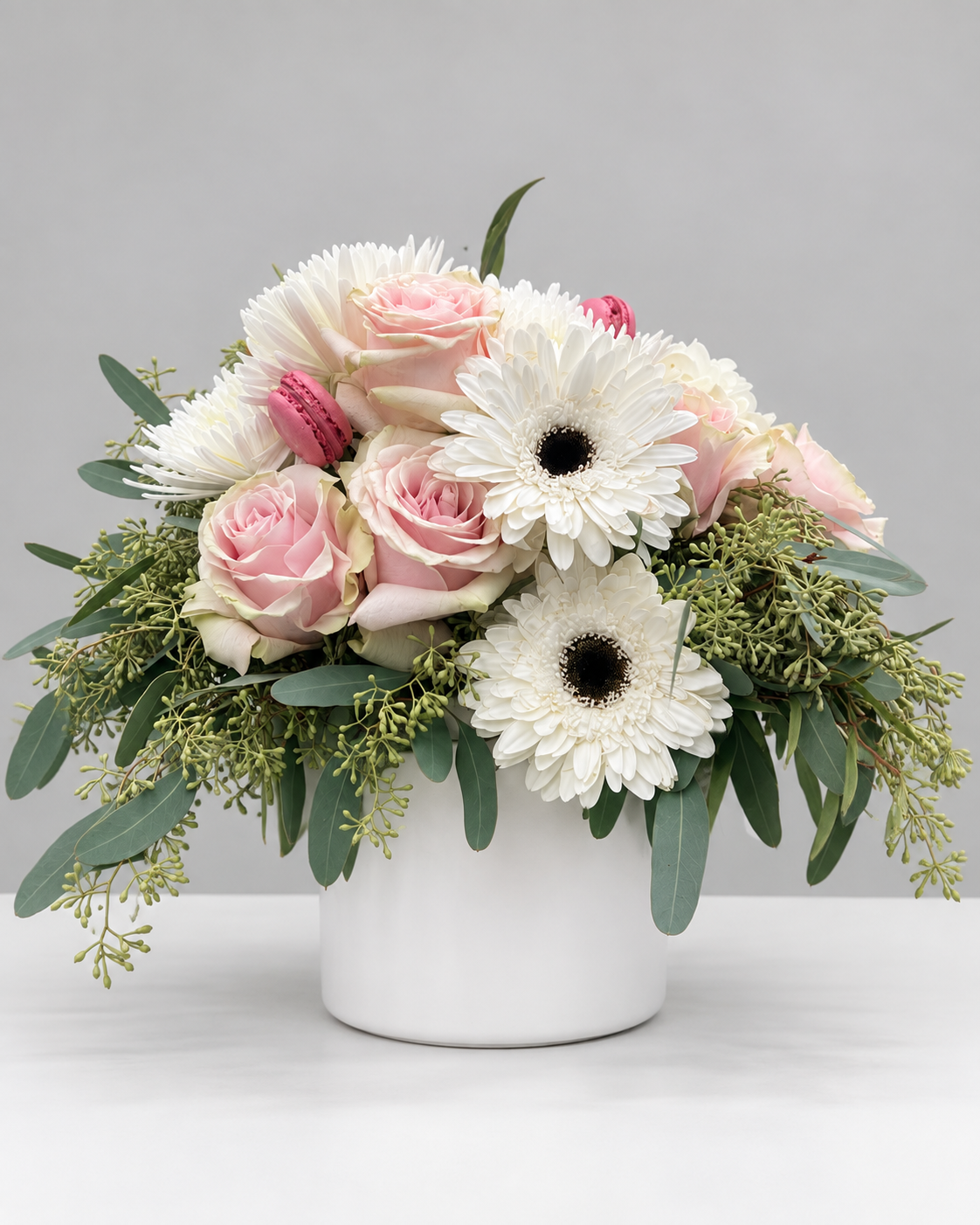 Pastel Vase Arrangements