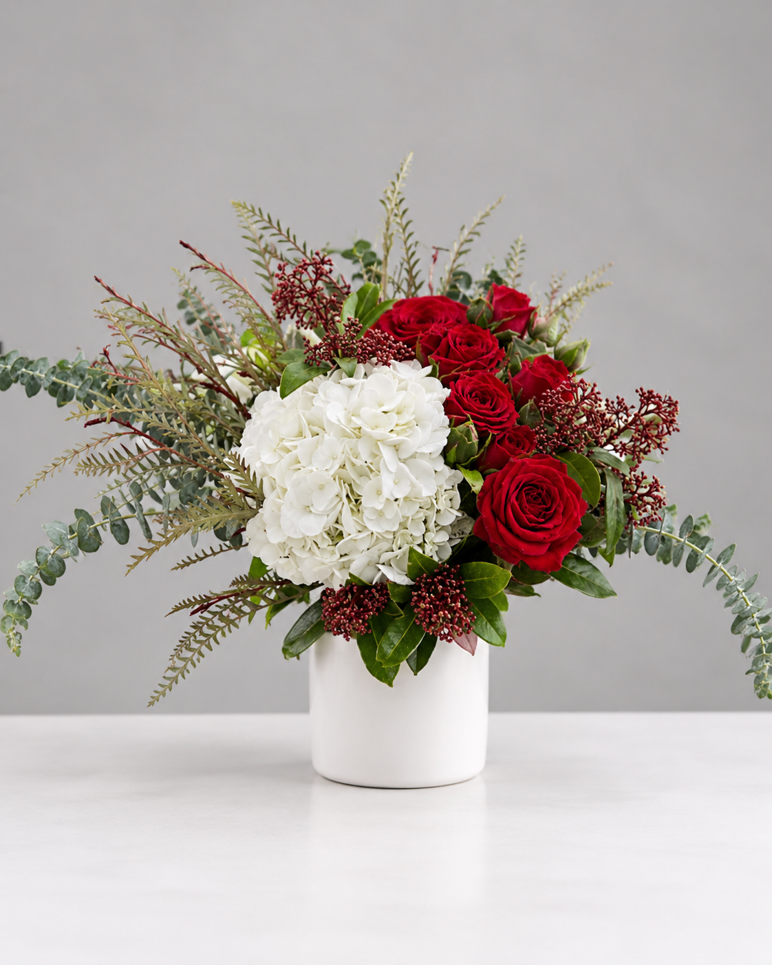 Berry Bloom Vase Arrangements