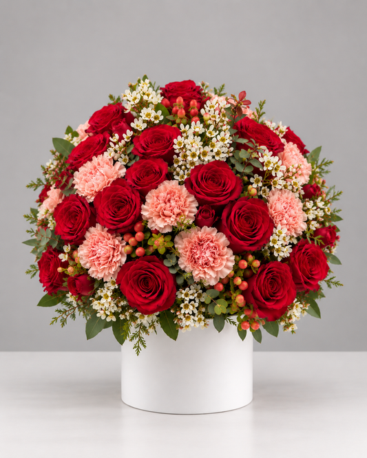 Ember Glow Vase Arrangements