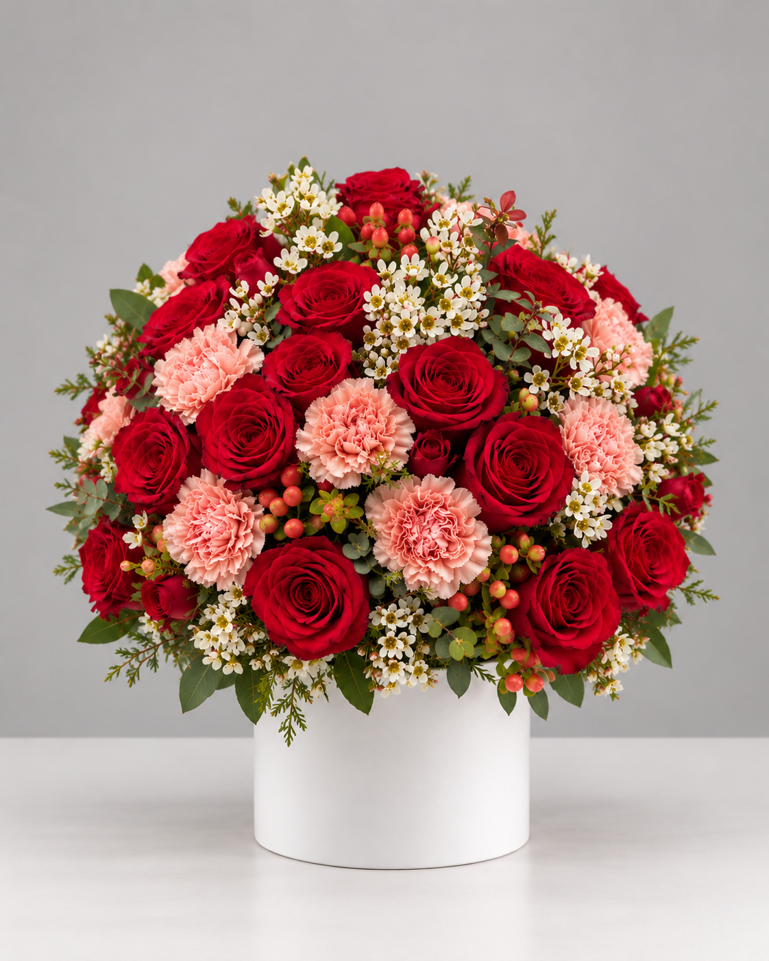 Red Vase Arrangements