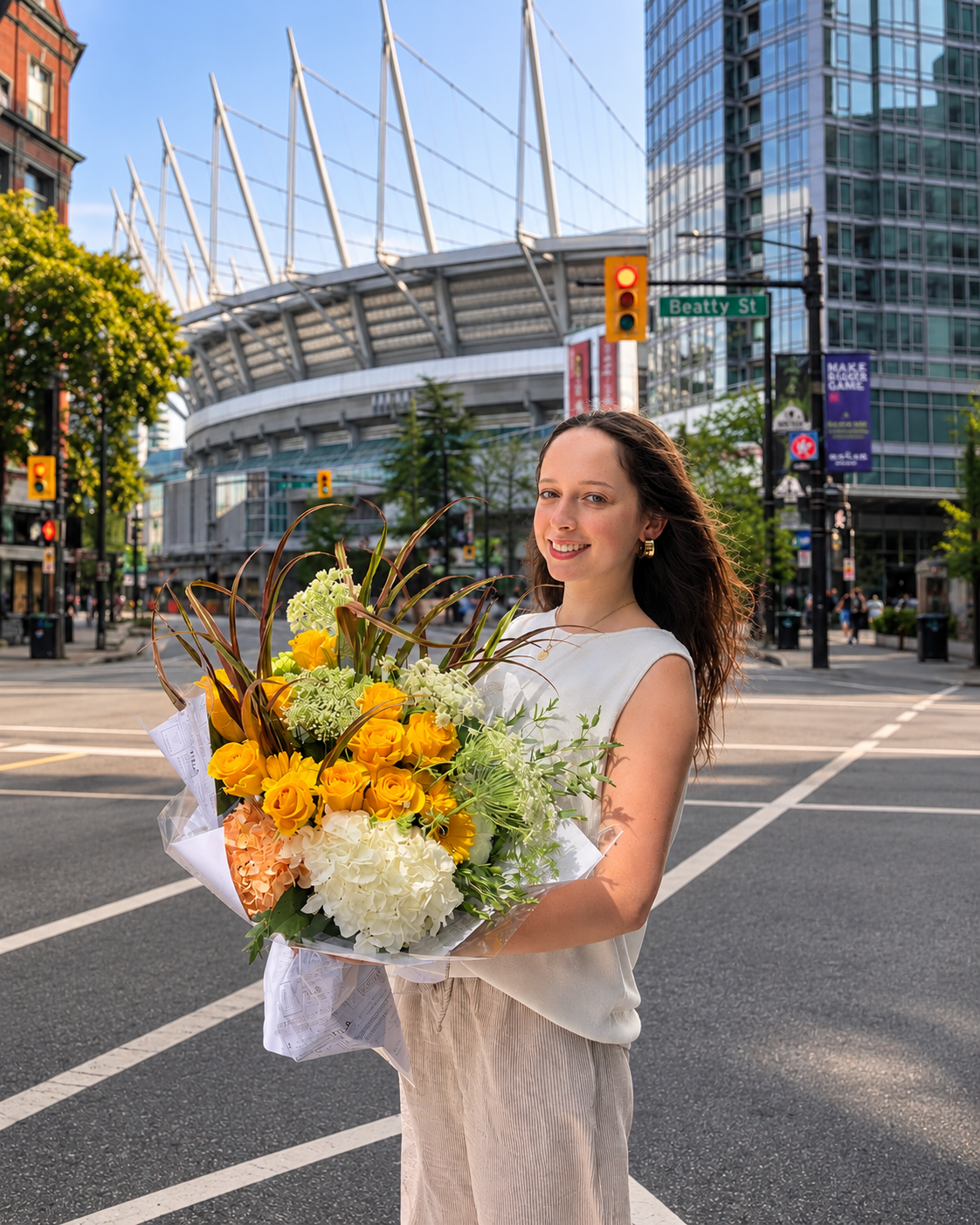 Sunlight Garden Hand-Tied Bouquets