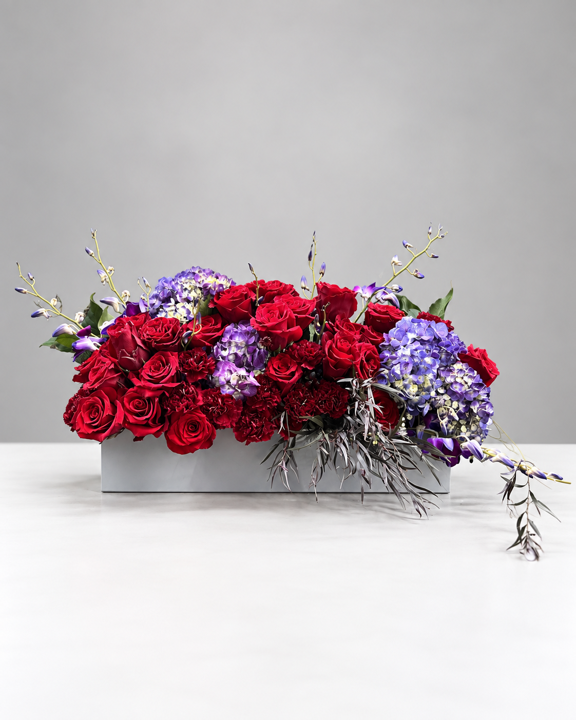Velvet Amethyst Box Arrangements