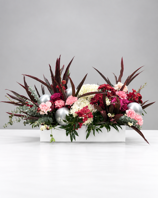 Burgundy Pink Birthday Arrangements